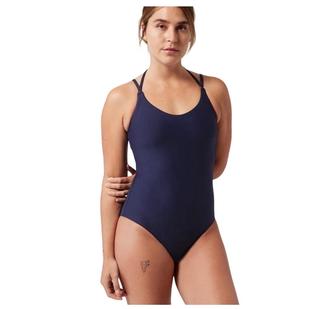 Athleta Women’s black keyhole one piece swimsuit, Size XL
